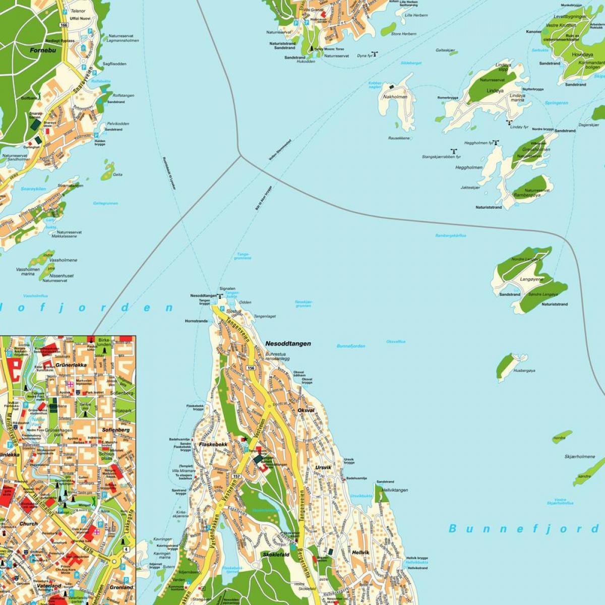 oslo, Noruega mapa mundo