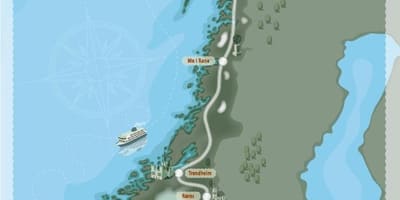 Acampamento Noruega mapa