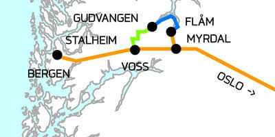 Mapa da Noruega, em poucas palavras